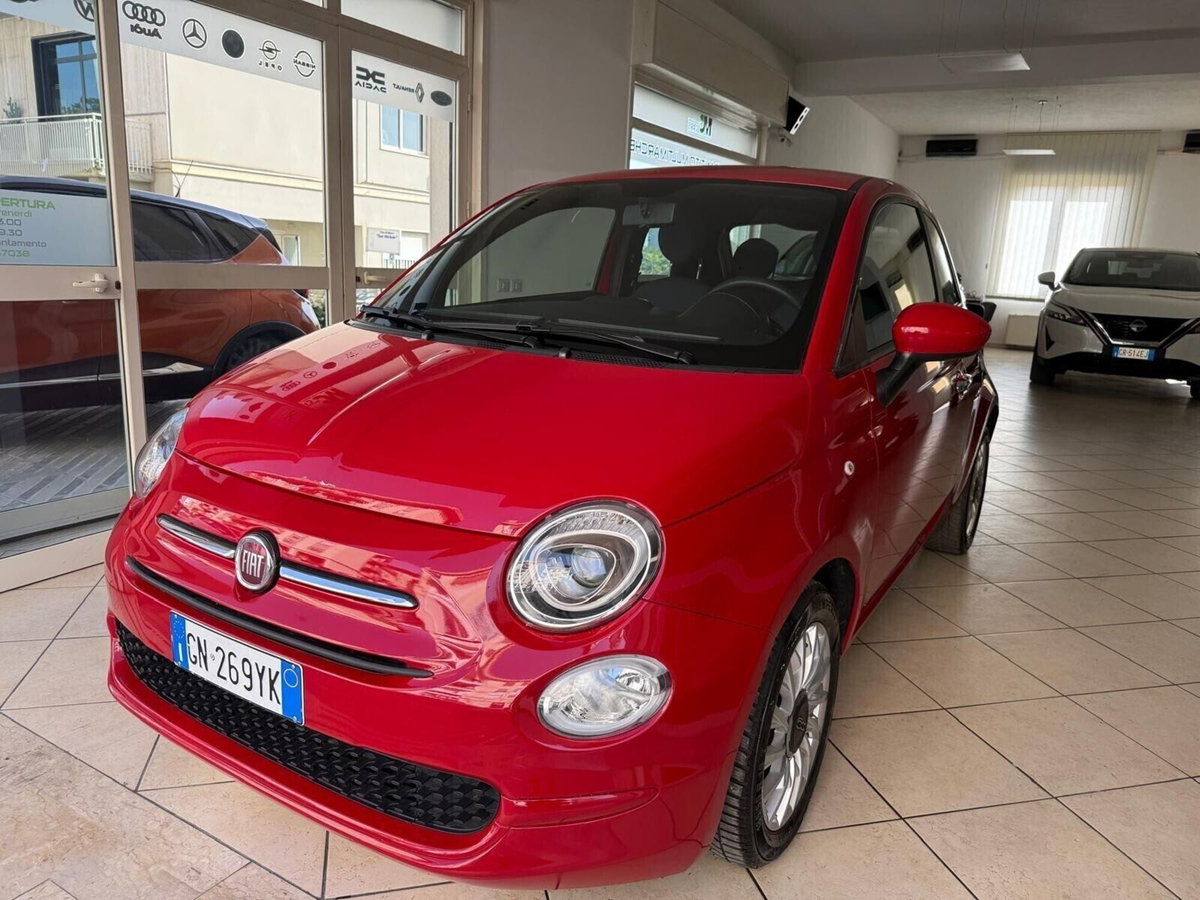 Fiat 500 1.0 Hybrid Red