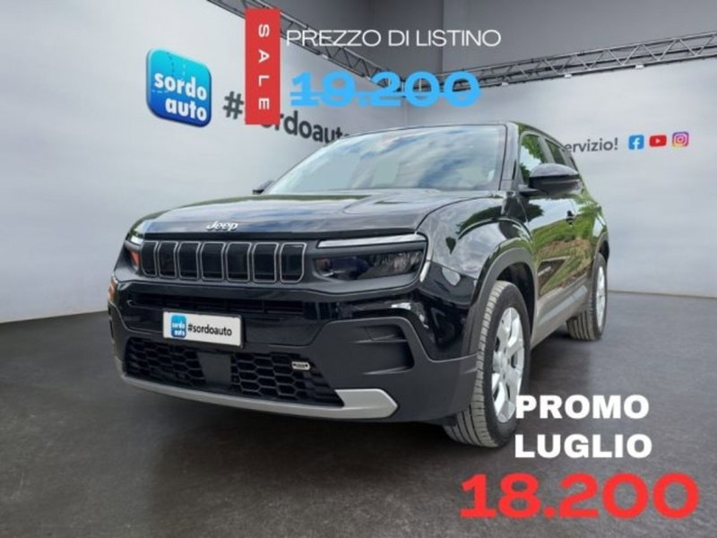 Jeep Avenger 1.2 turbo Altitude fwd 100cv