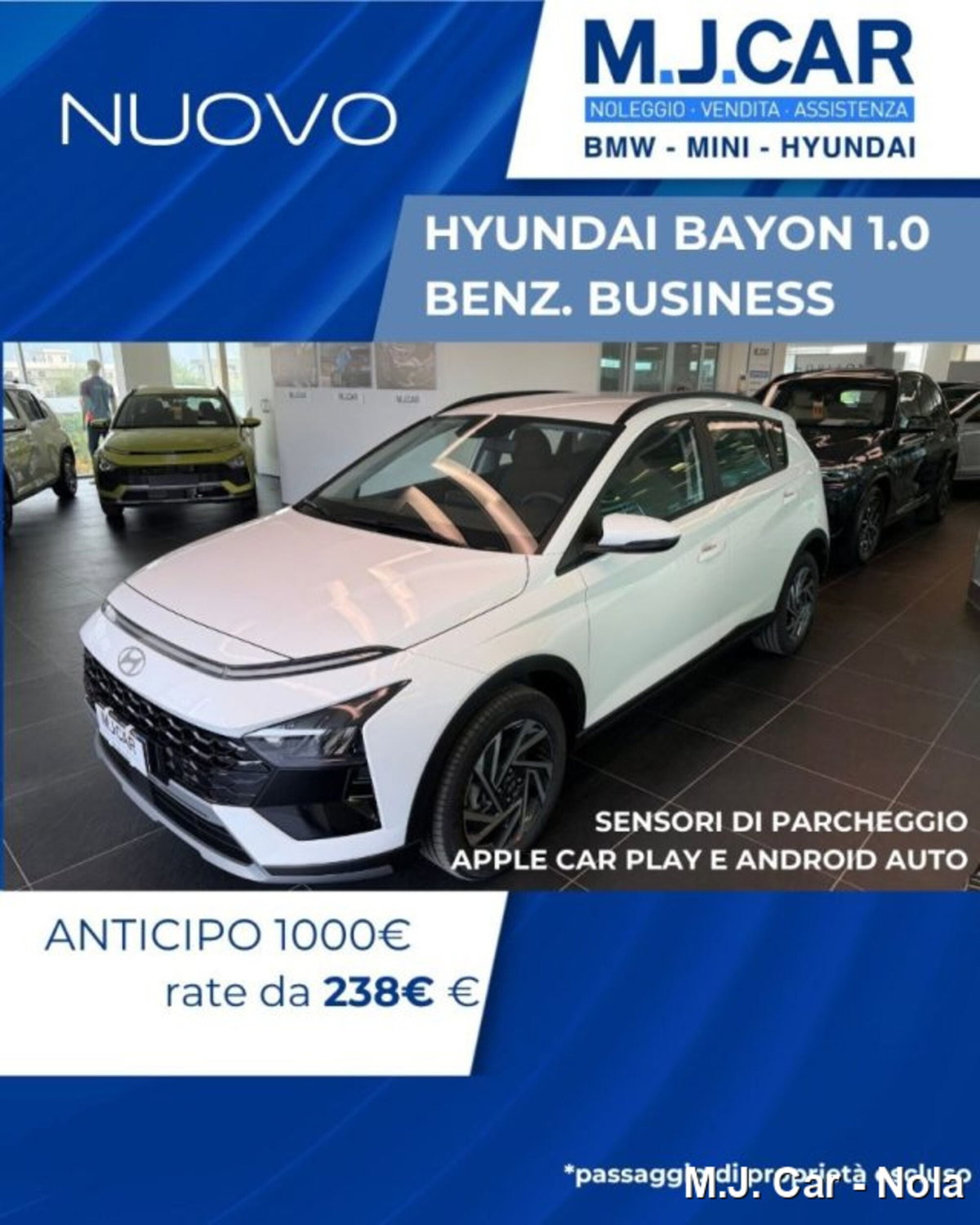 Hyundai Bayon 1.0 t-gdi Business 90cv mt