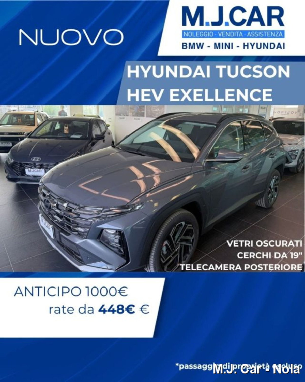 Hyundai Tucson 1.6 hev Exellence 4wd 239cv auto