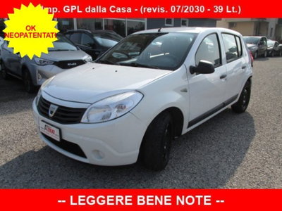 Dacia Sandero 1.4 8V GPL usata