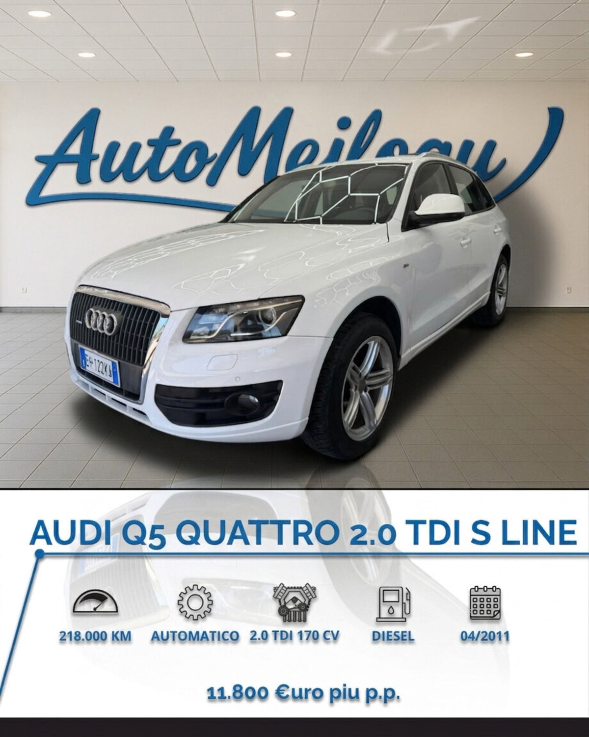 Audi Q5 2.0 TDI 170 CV quattro S tronic Advanced Plus