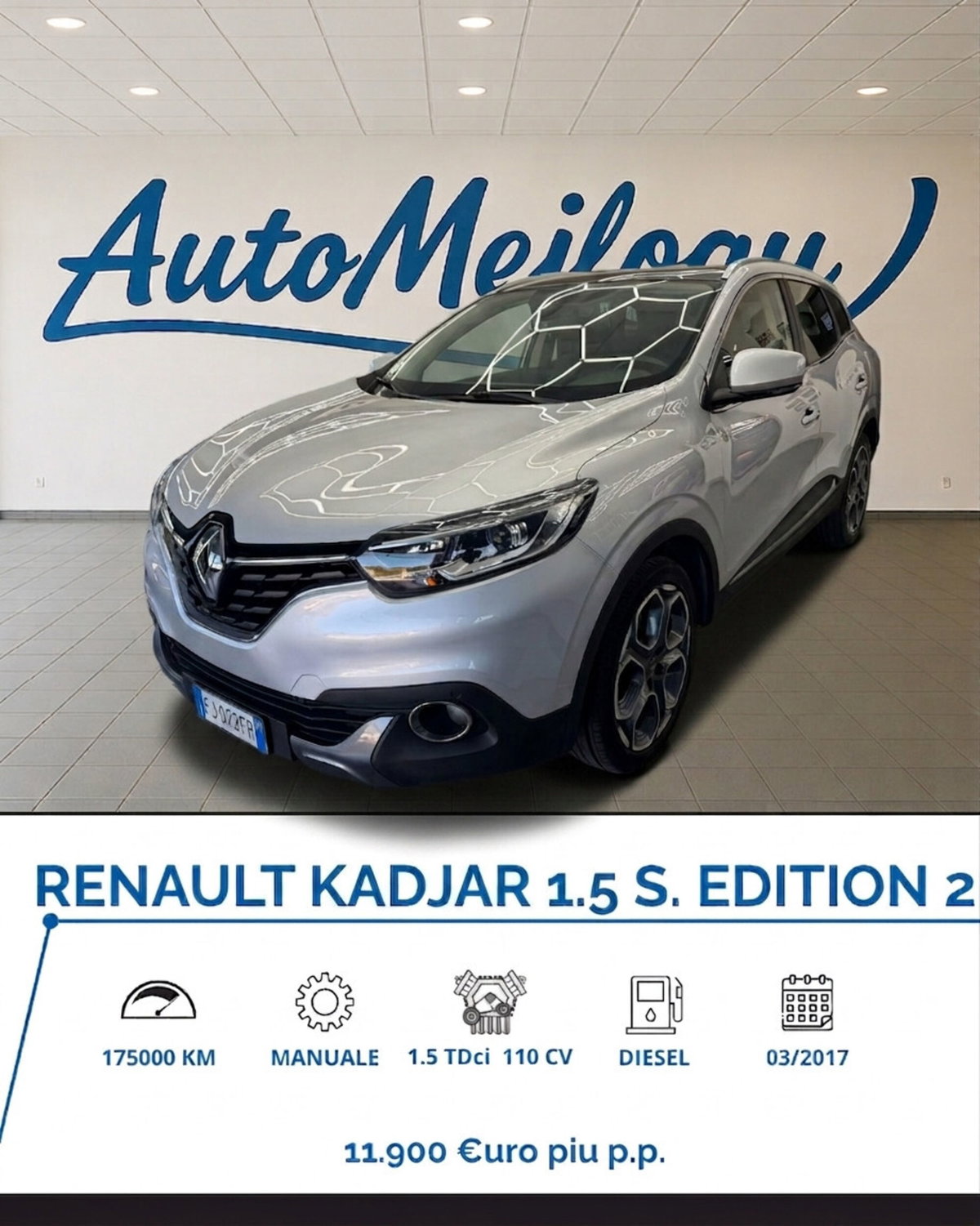 Renault Kadjar 8V 110CV Energy Intens