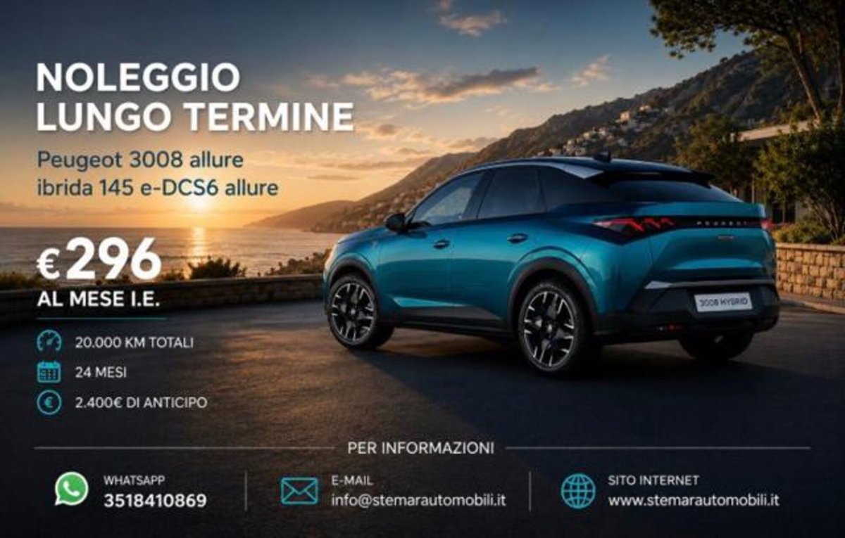 Peugeot 3008 1.2 hybrid Allure 145cv e-dcs6