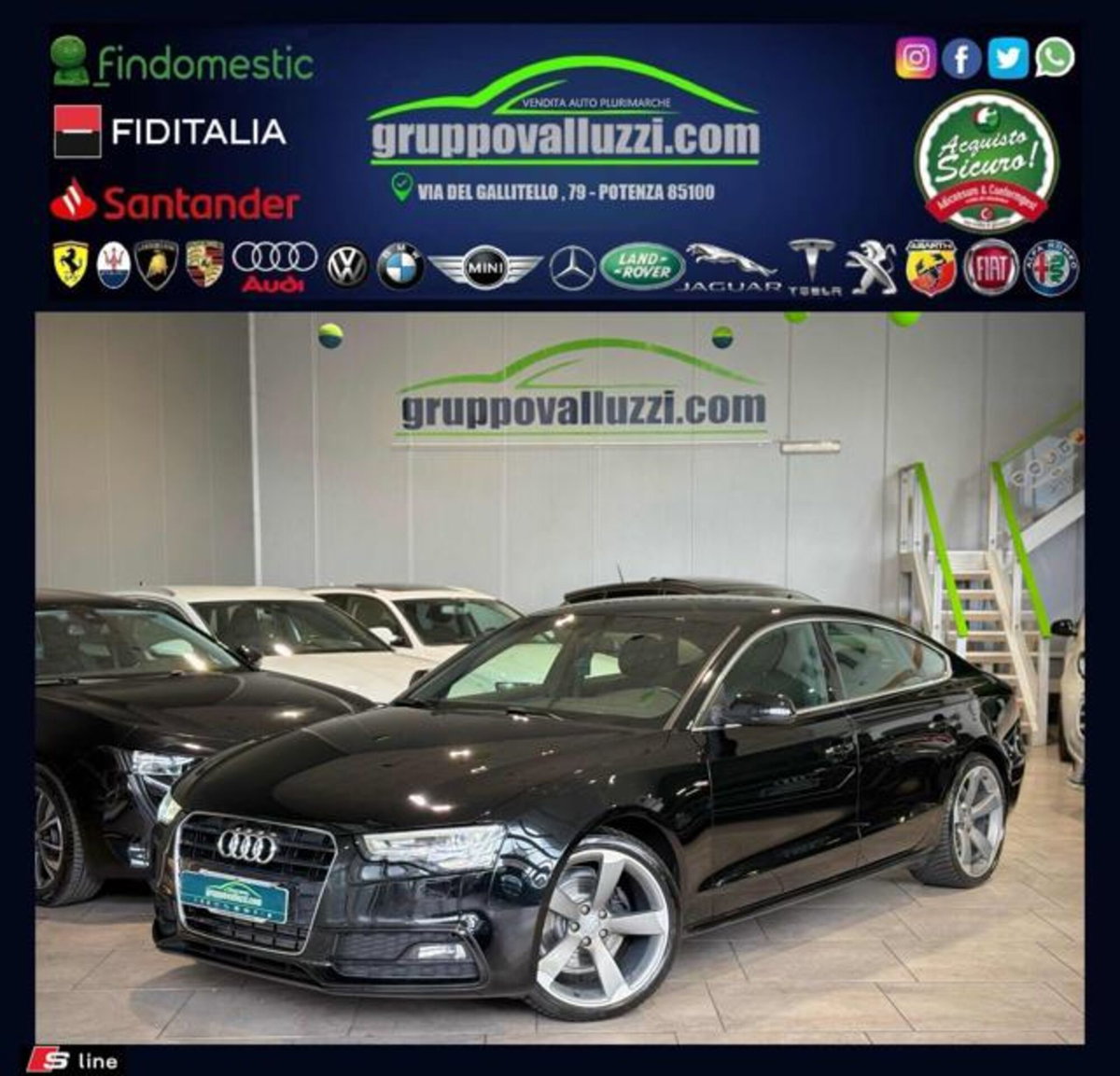 Audi A5 Sportback 2.0 TDI 177 CV S line edition