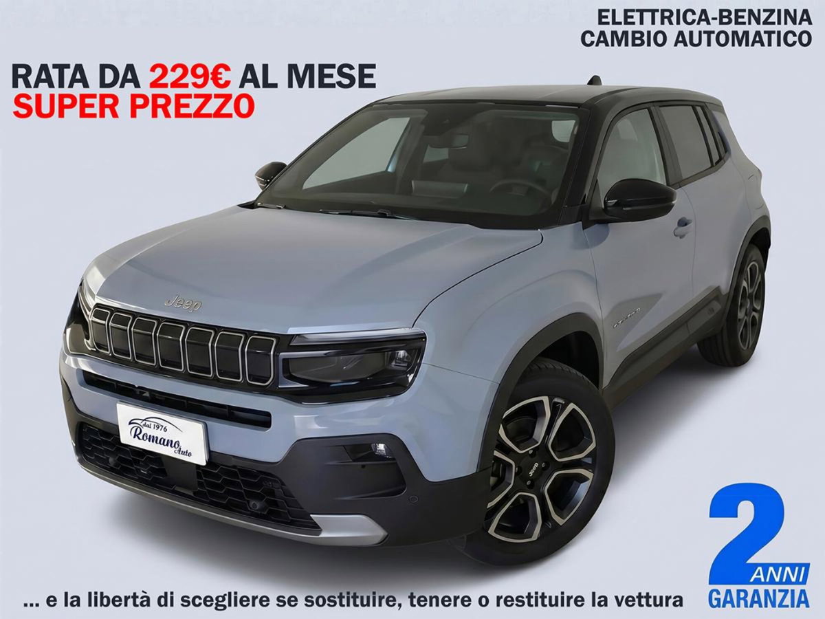 Jeep Avenger 1.2 turbo e-hybrid mhev Summit fwd 110cv edct6