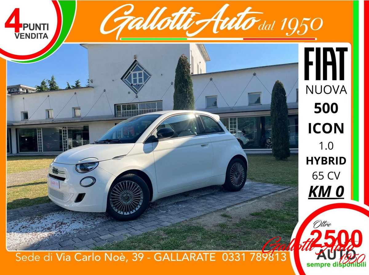 Fiat 500 1.0 hybrid Icon