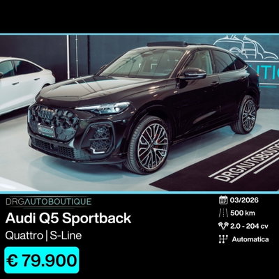 Audi Q5 Sportback 2.0 tdi mhev+ Launch Edition S line quattro 204cv s-tronic usata