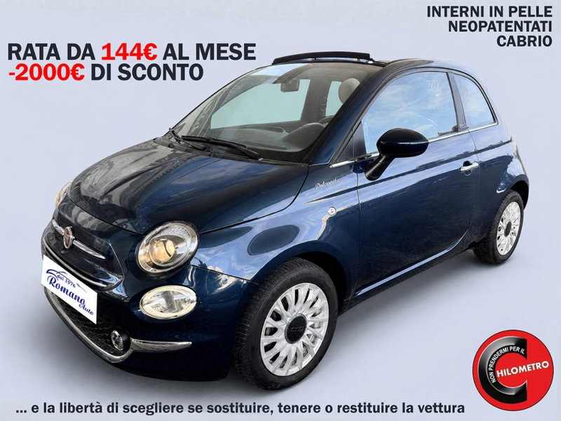 Fiat 500 Cabrio Red Cabrio 23,65 kWh
