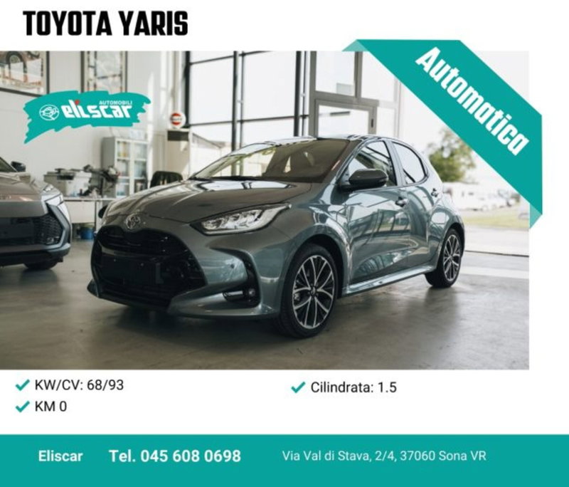 Toyota Yaris 1.5 Hybrid 5 porte Energy