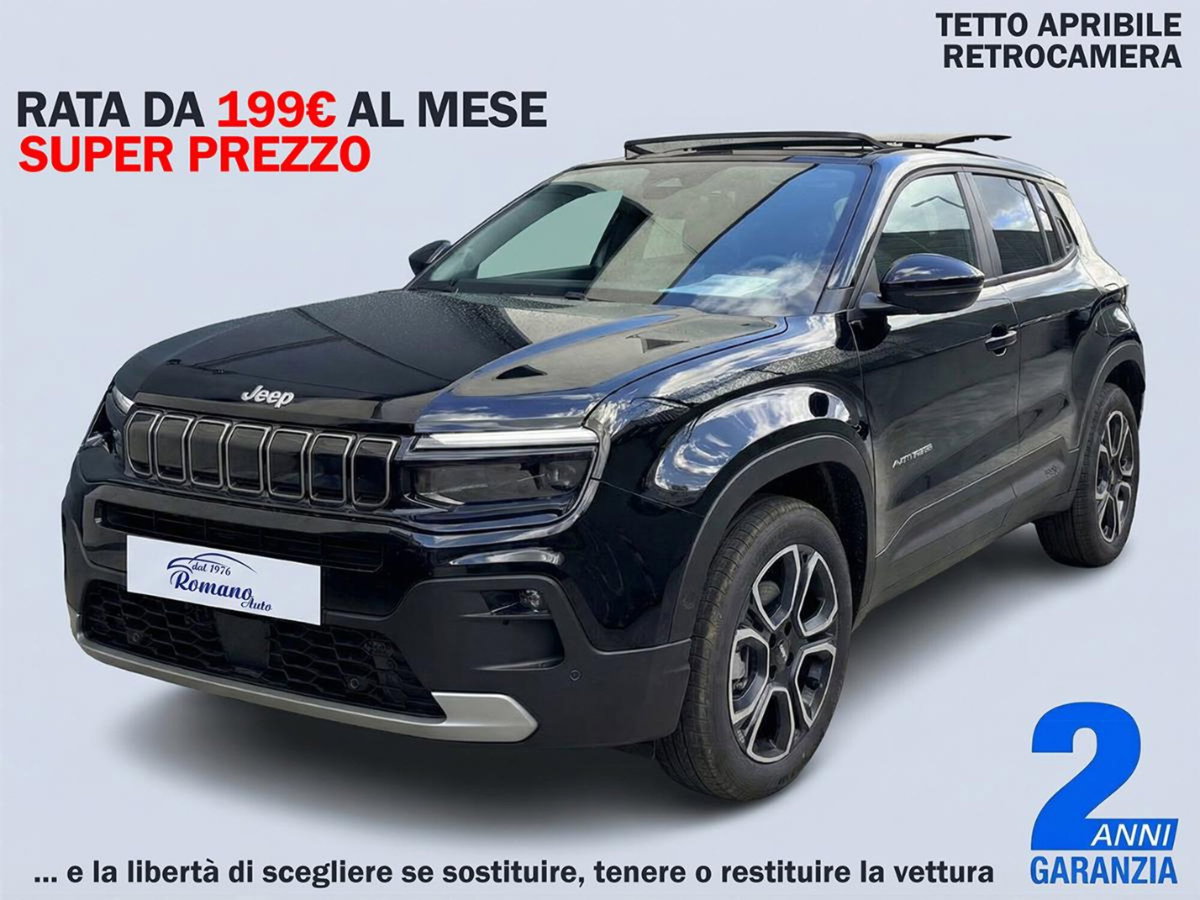 Jeep Avenger 1.2 turbo e-hybrid mhev Summit fwd 110cv edct6