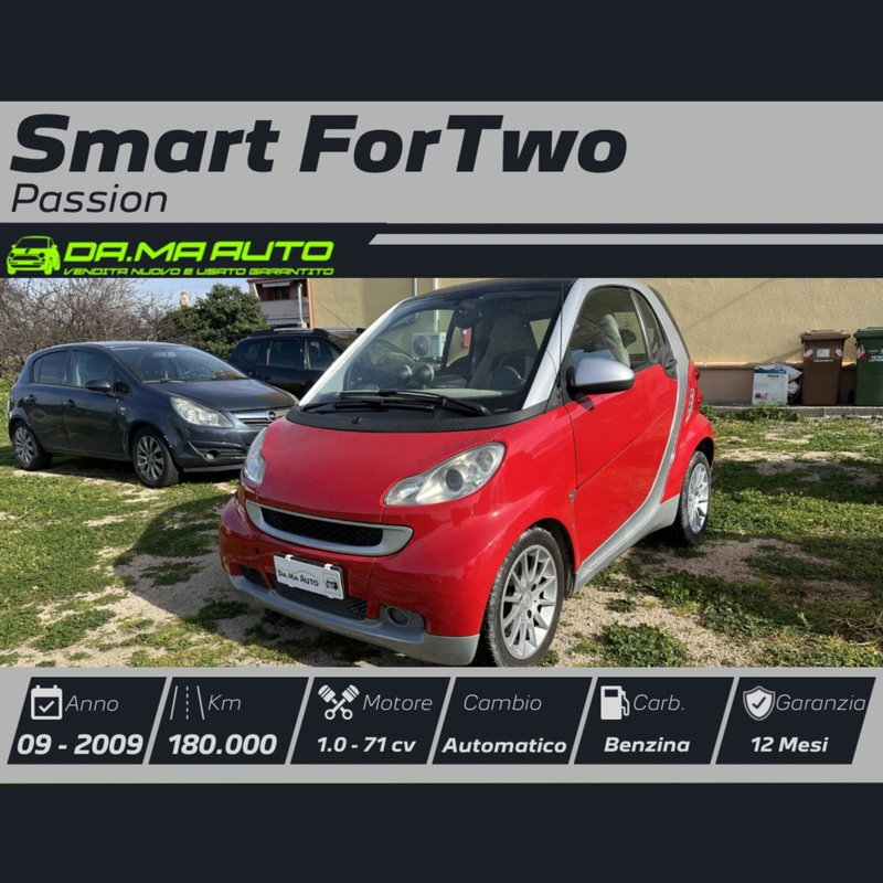 smart Fortwo 1000 52 kW MHD coupé passion