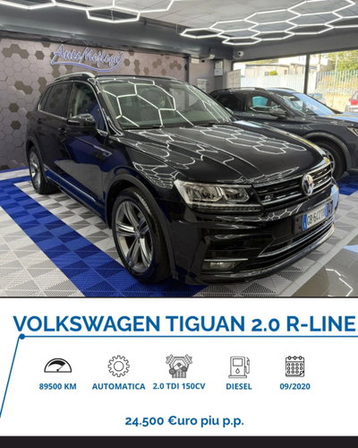 Volkswagen Tiguan 2.0 TDI 150 CV SCR DSG 4MOTION R-Line usata