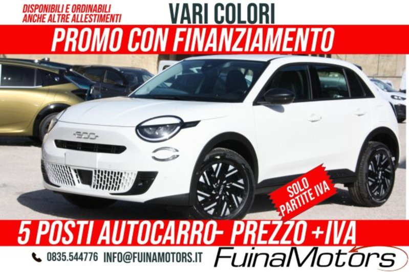 Fiat 600 1.2 hybrid 110cv auto