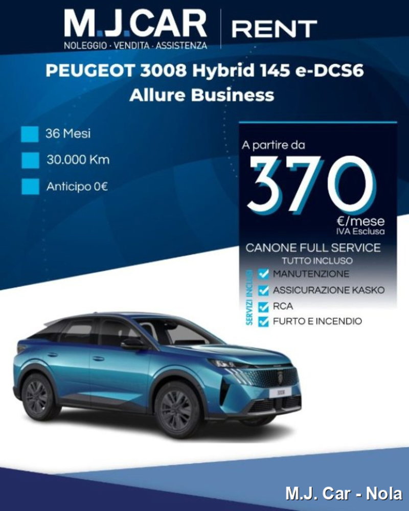 Peugeot 3008 1.2 hybrid Allure Business 145cv e-dcs6