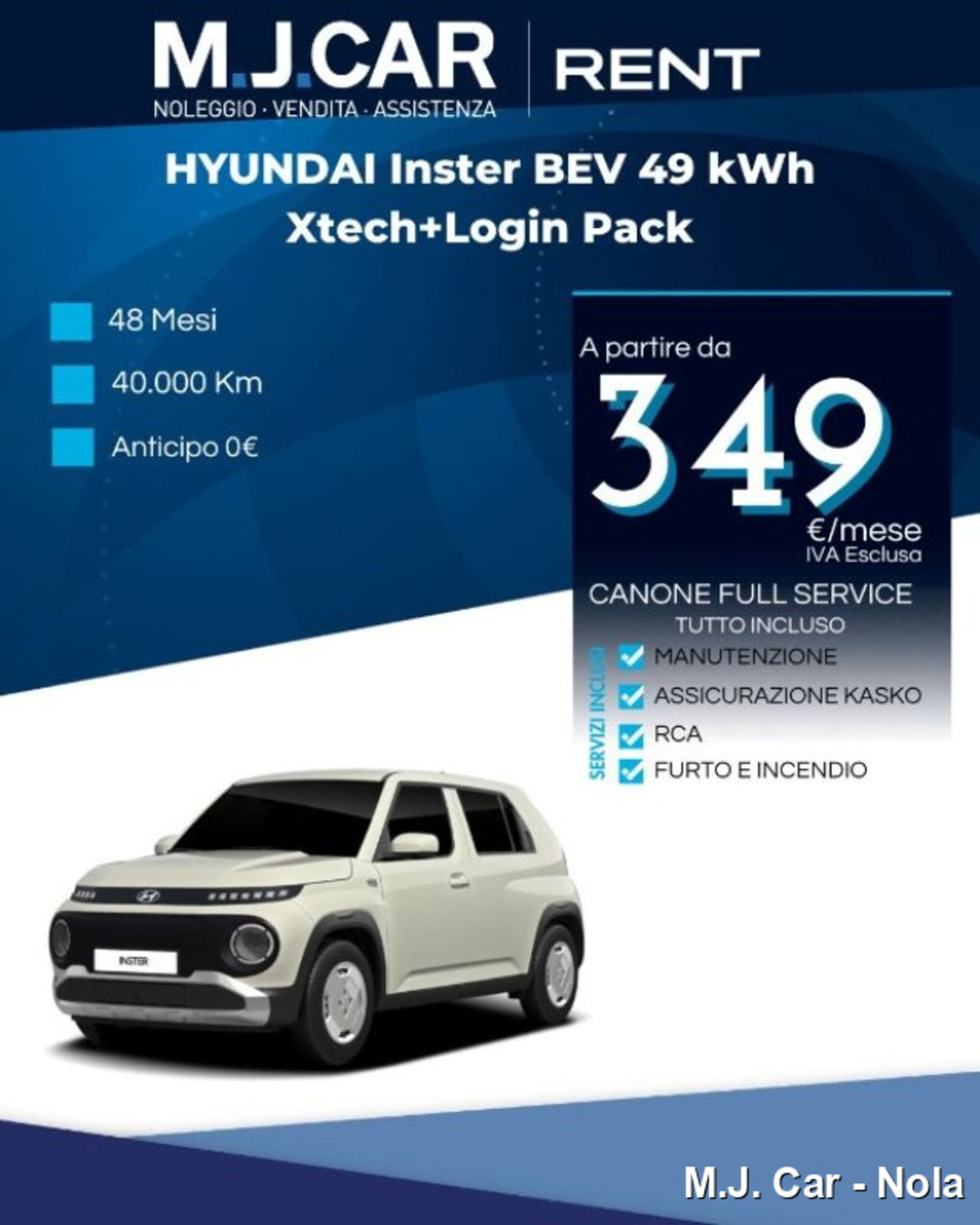 Hyundai Inster Cross 49kWh Safety Pack