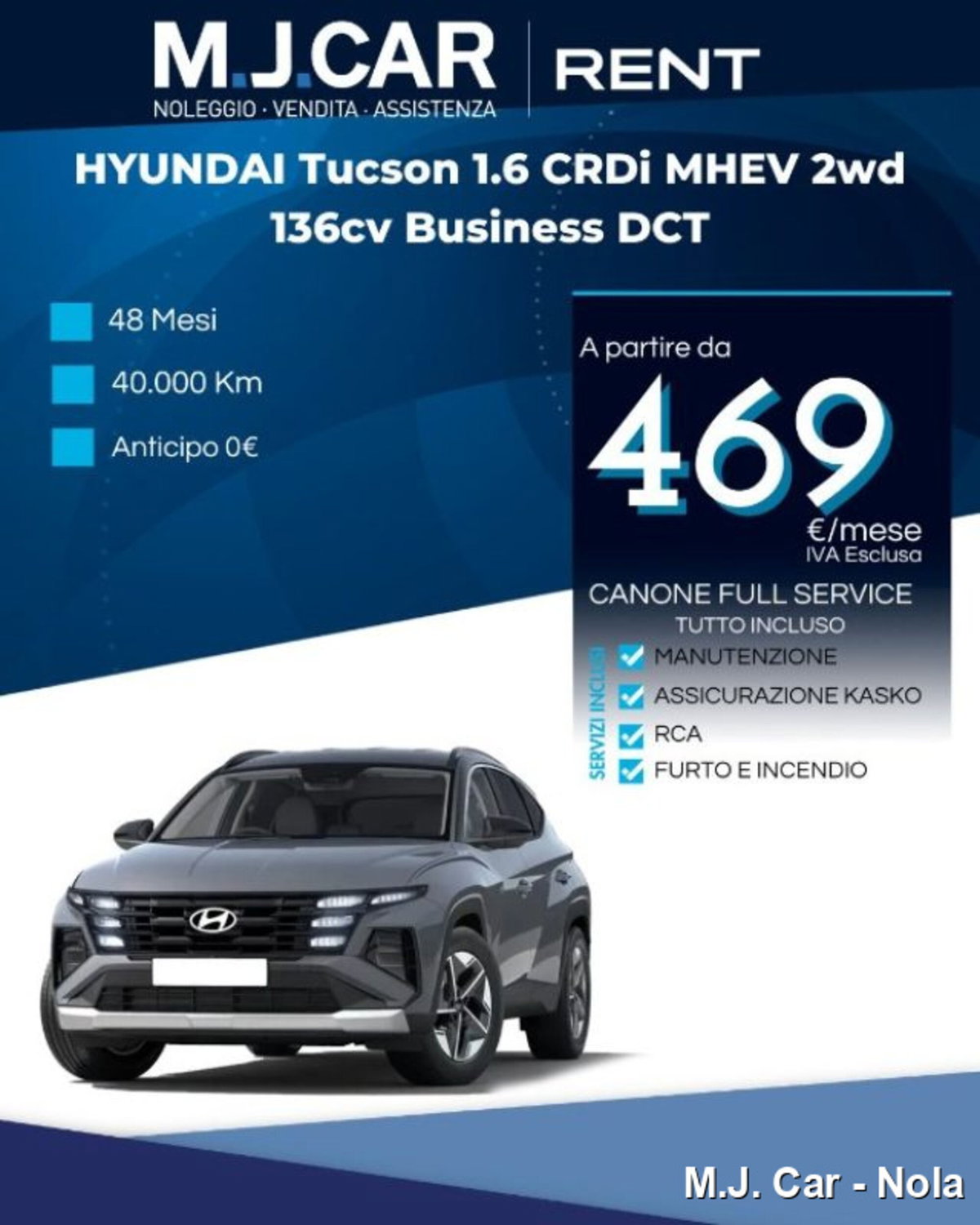 Hyundai Tucson 1.6 crdi 48V Business 2wd dct