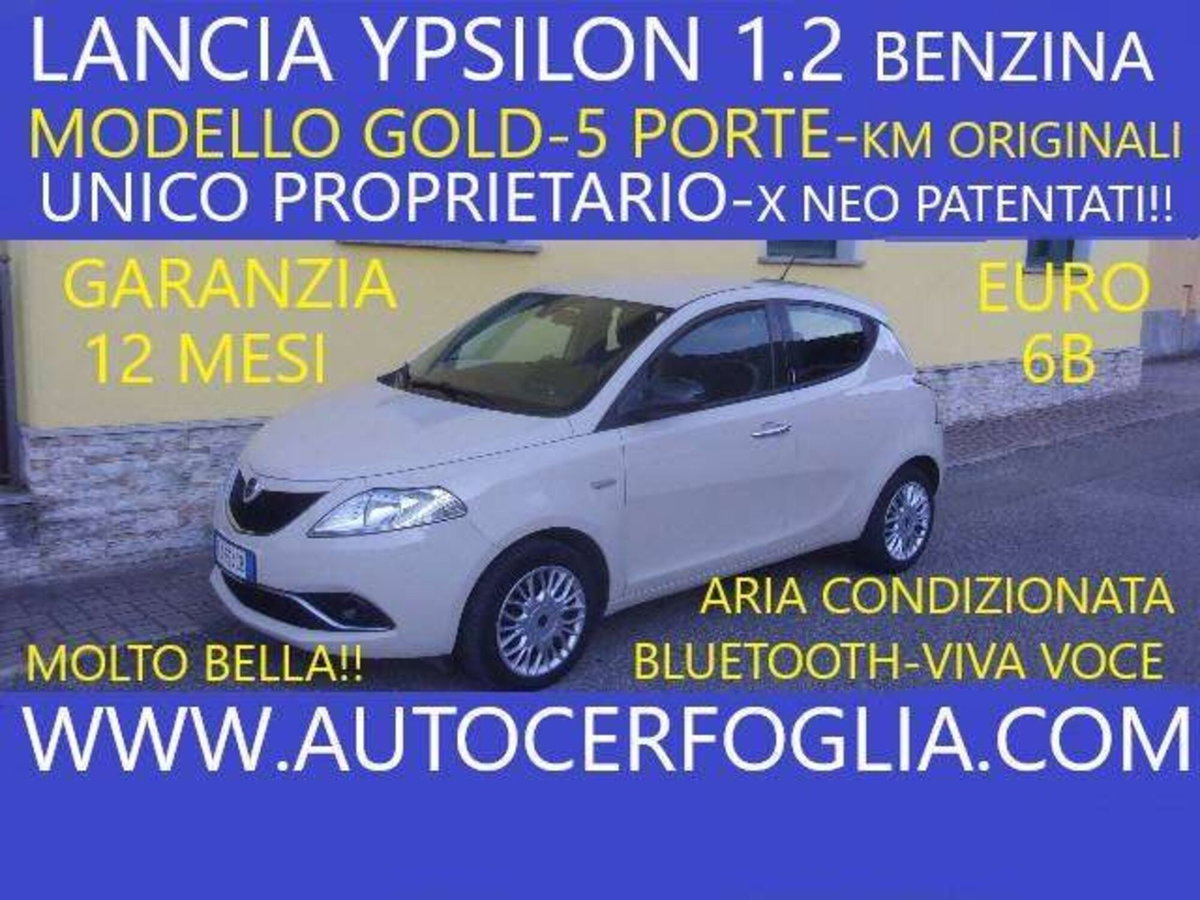 Lancia Ypsilon 1.2 69 CV 5 porte Gold
