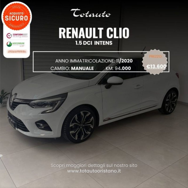 Renault Clio Blue dCi 85 CV 5 porte Intens