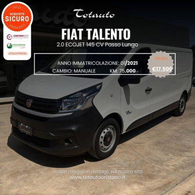 Fiat Talento Furgone .0 ecojet LH2 12Q 145cv S&S E6d-temp usato