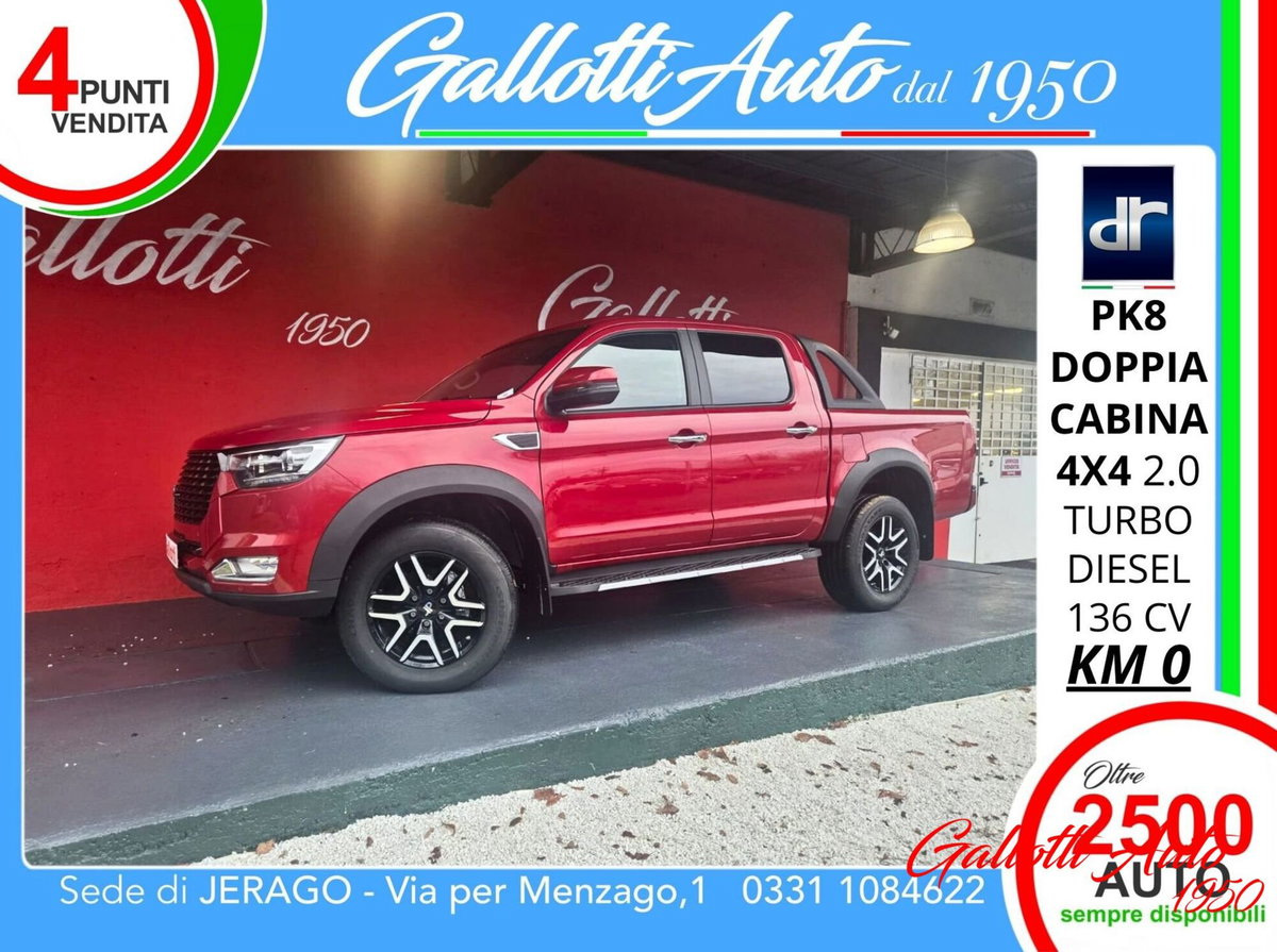 Dr PK8 2.0 turbo diesel 4x4 136cv