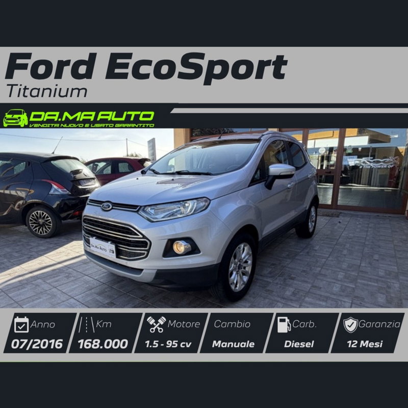 Ford EcoSport 1.5 TDCi 95 CV Titanium S