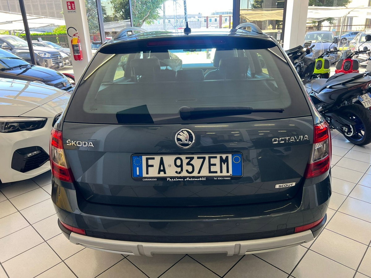 Skoda Octavia Station Wagon 2.0 TDI CR 180 CV 4x4 DSG Wagon Scout (5)