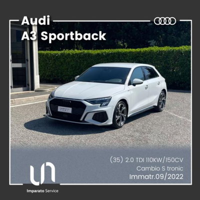 Audi A3 Sportback 35 TDI S tronic Business usata
