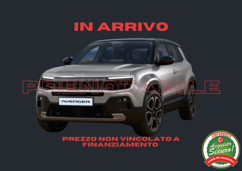 Jeep Avenger 1.2 turbo Summit fwd 100cv