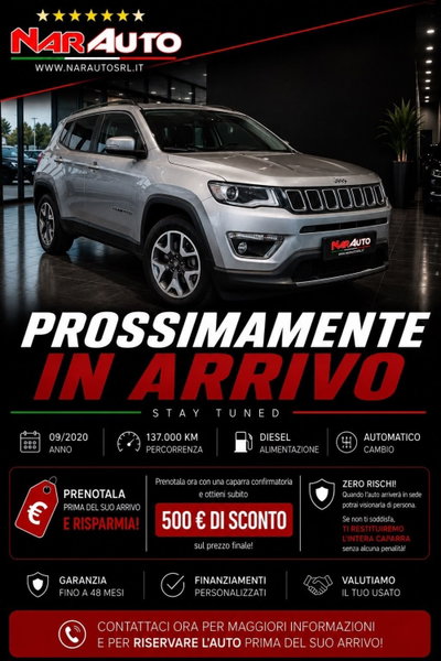 Jeep Compass 2.0 Multijet II aut. 4WD Limited usata