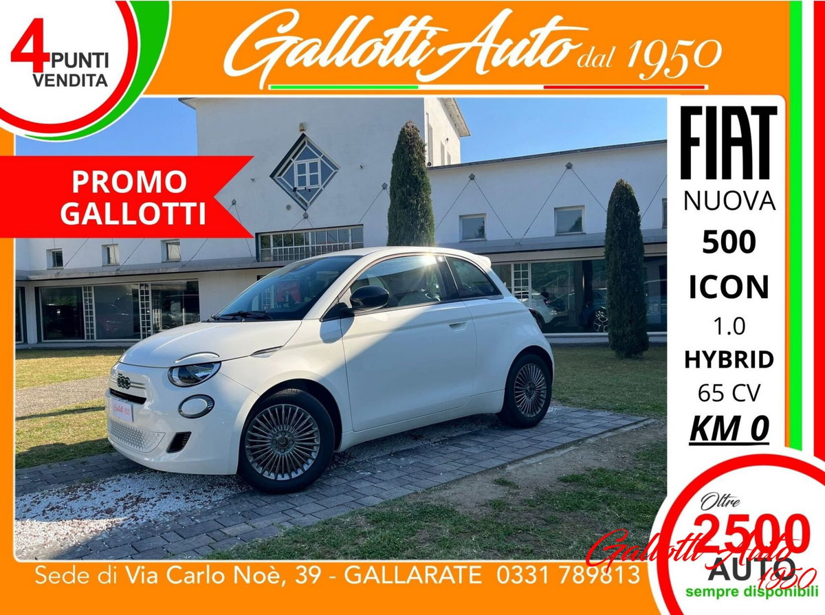Fiat 500 1.0 hybrid Icon