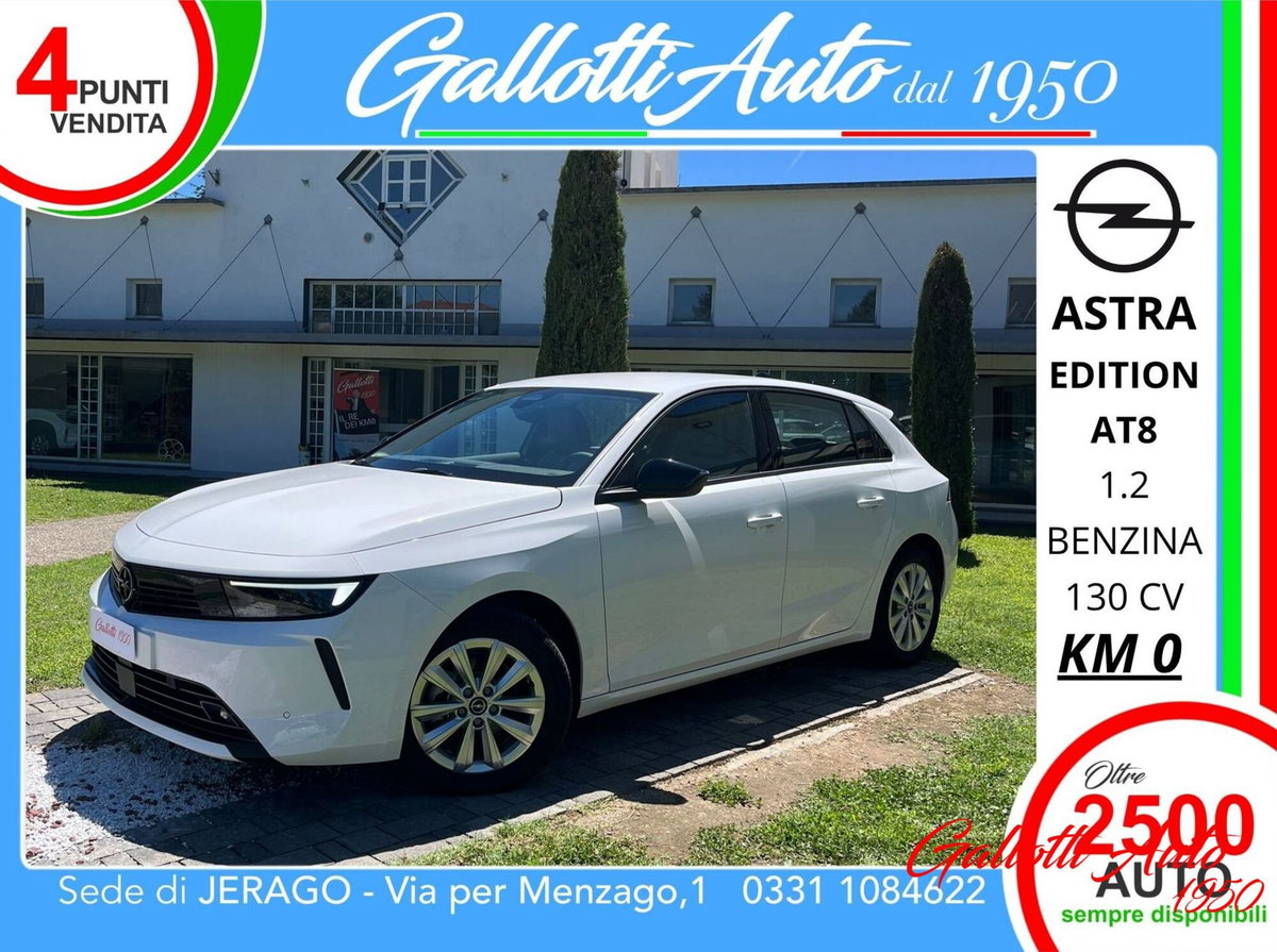 Opel Astra 1.2 Turbo 130 CV GS Line