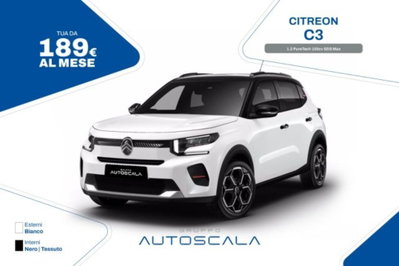 Citroen C3 1.2 puretech turbo Max 100cv s&s nuova