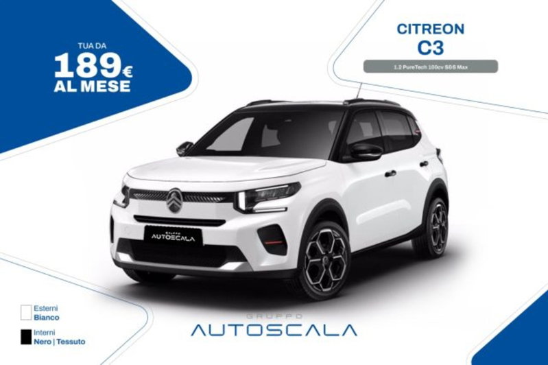 Citroen C3 1.2 puretech turbo Max 100cv s&s