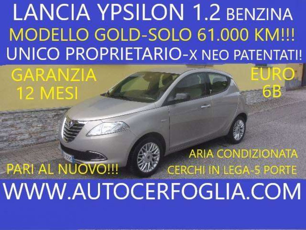 Lancia Ypsilon 1.2 69 CV 5 porte Gold