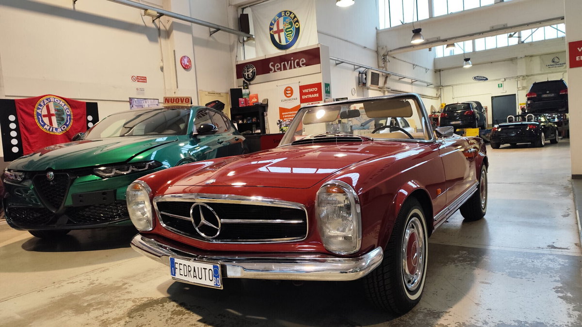 Mercedes-Benz SL 280 cat Chrome