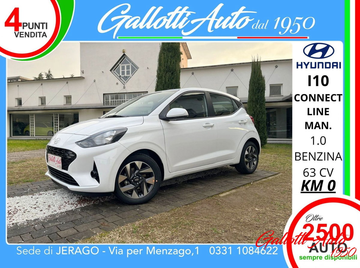 Hyundai i10 1.0 mpi Connectline 63cv