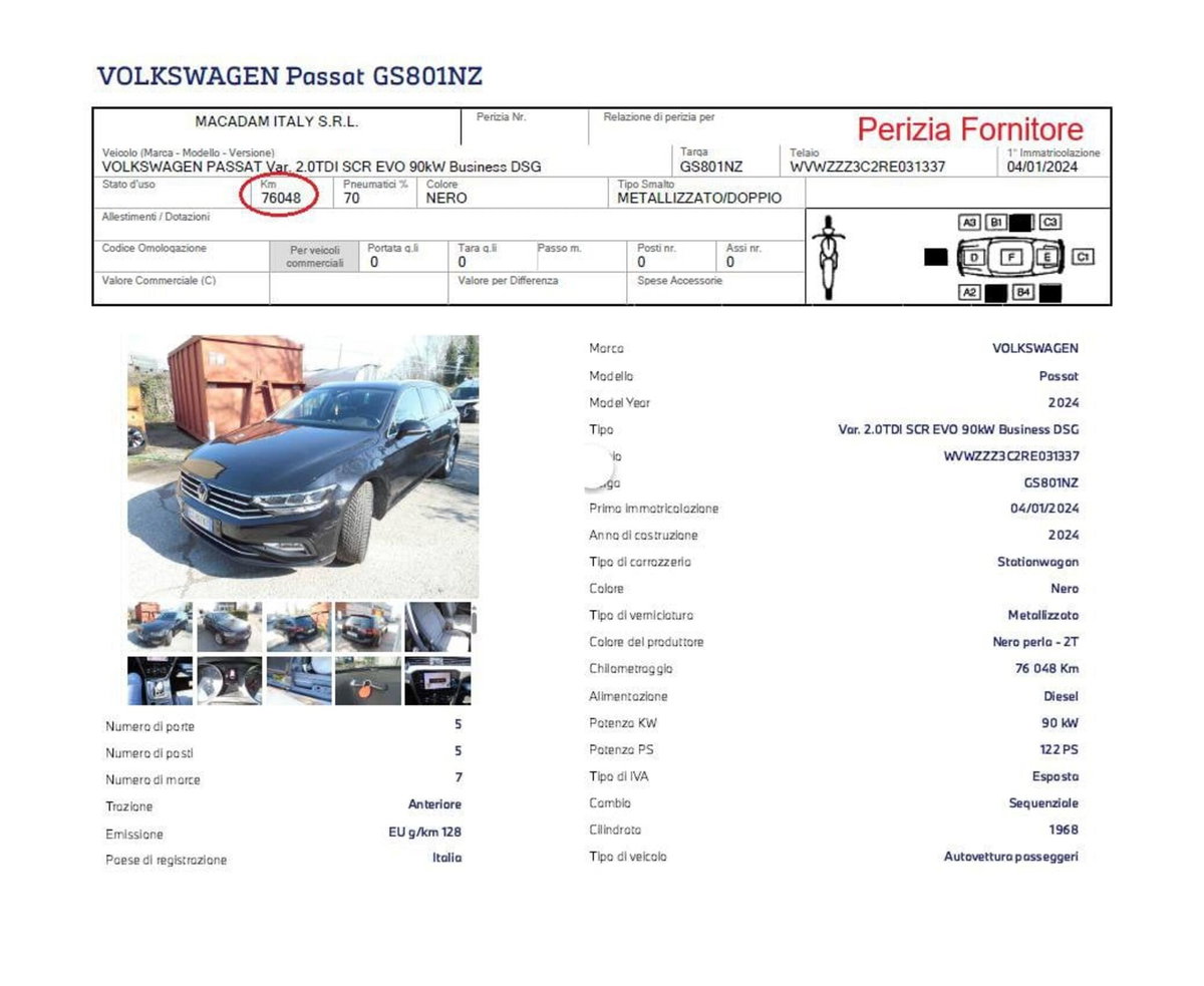 Volkswagen Passat Variant 2.0 TDI SCR 122 CV EVO DSG Business (13)