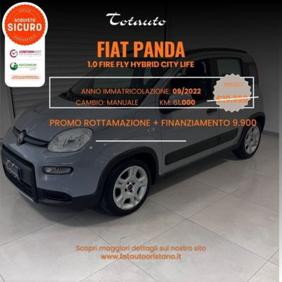 Fiat Panda 1.0 firefly hybrid s&s 70cv 5p.ti usata