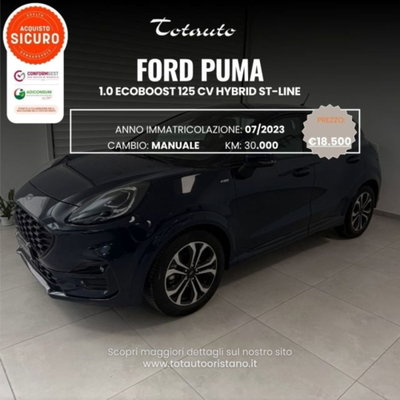 Ford Puma 1.0 EcoBoost Hybrid 125 CV S&S ST-Line Design 2 usata