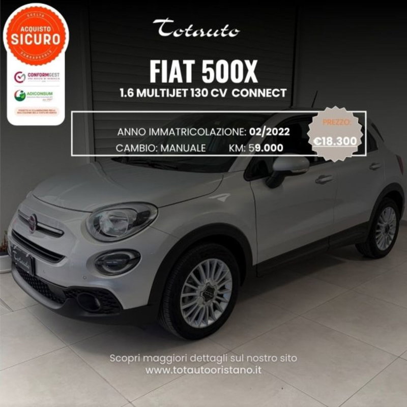 Fiat 500X 1.6 MultiJet 130 CV Connect