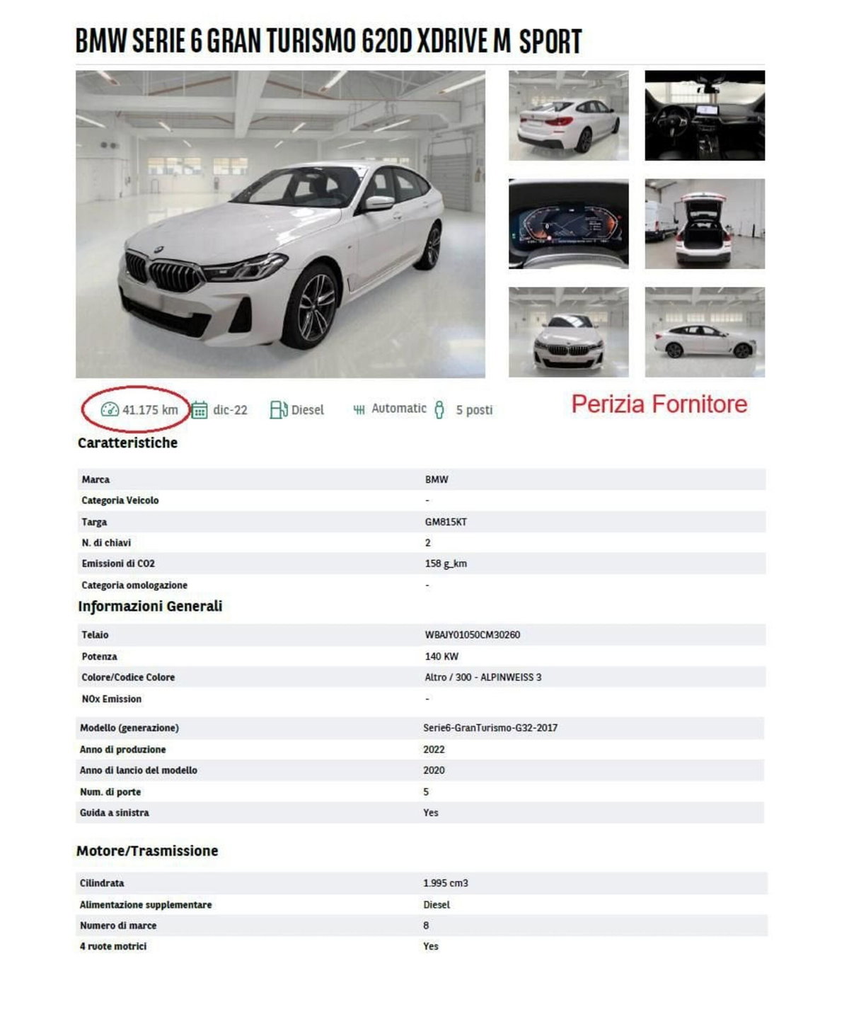 BMW Serie 6 Gran Turismo 620d 48V  Msport (13)