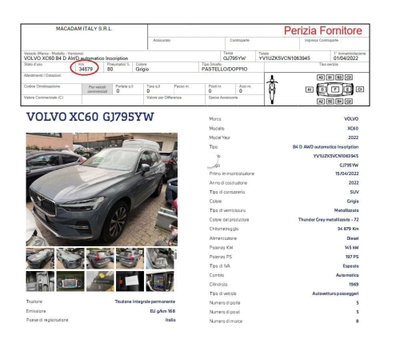 Volvo XC60 B4 (d) AWD automatico Plus Bright (13)