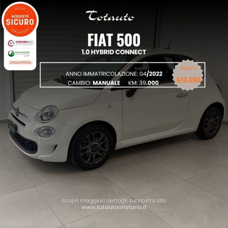 Fiat 500 1.0 Hybrid Connect
