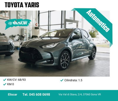 Toyota Yaris 1.5 Hybrid 5 porte Y20 Bitone nuova