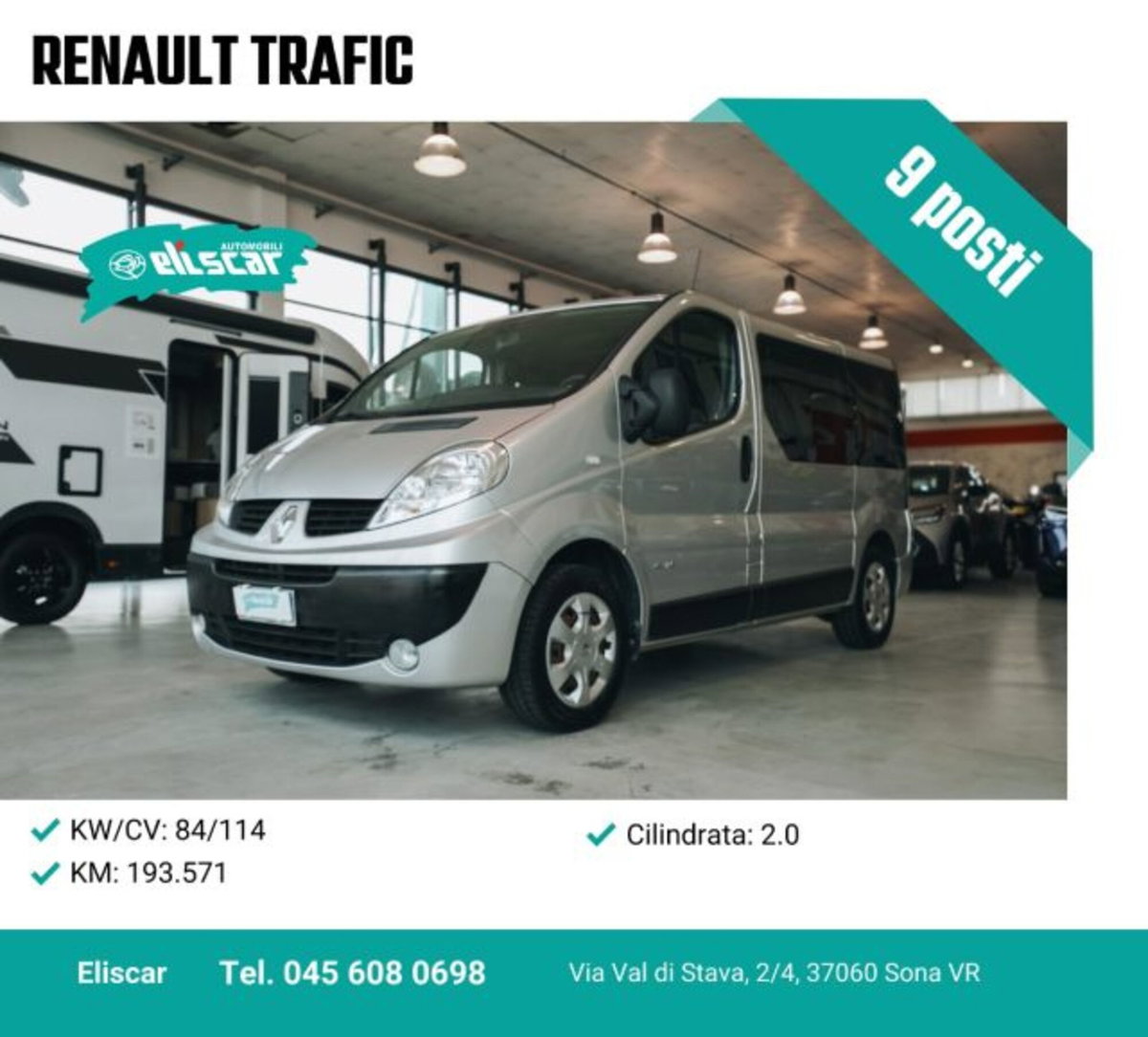 Renault Trafic Furgone T27 2.0 dCi/115 PC-TN Passenger Comfort DPF QS