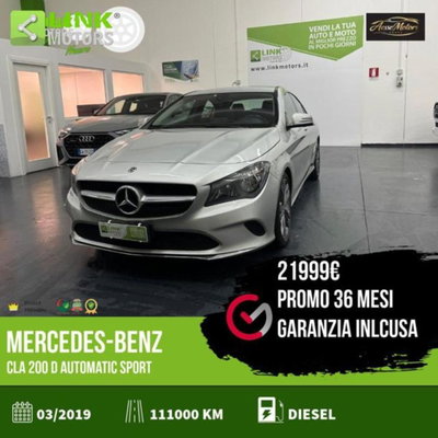 Mercedes-Benz CLA 200 d Automatic Sport usata