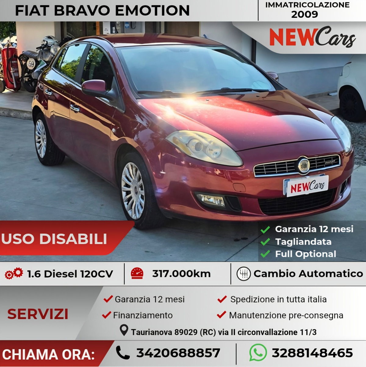 Fiat Bravo 1.6 MJT 120 CV DPF Emotion