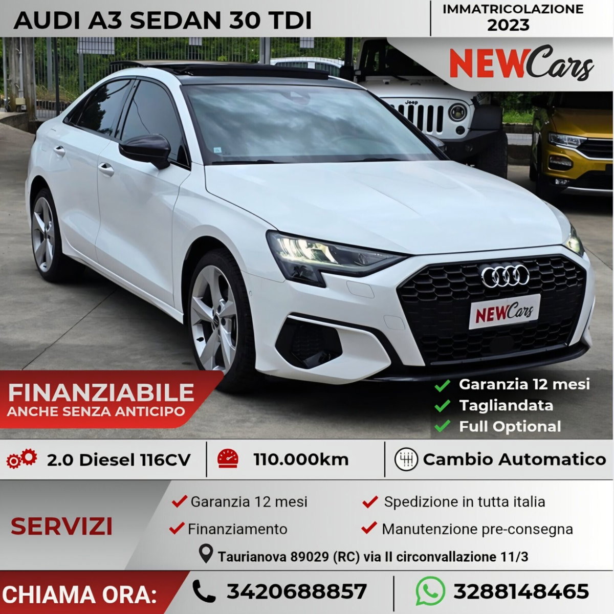 Audi A3 Sportback 30 TDI S line edition