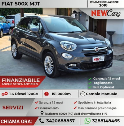 Fiat 500X 1.6 MultiJet 120 CV Lounge usata